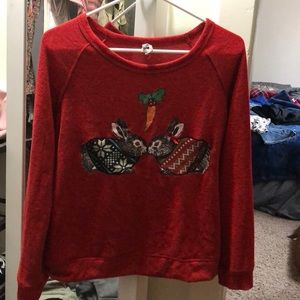 Bunny Christmas sweater